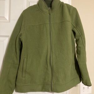 Green zip up